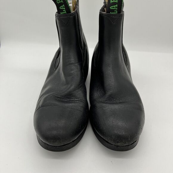La Barca Traditional Black Leather Ankle Boot Size Mexico 24 USM 5.5; USW 7 - Picture 2 of 11